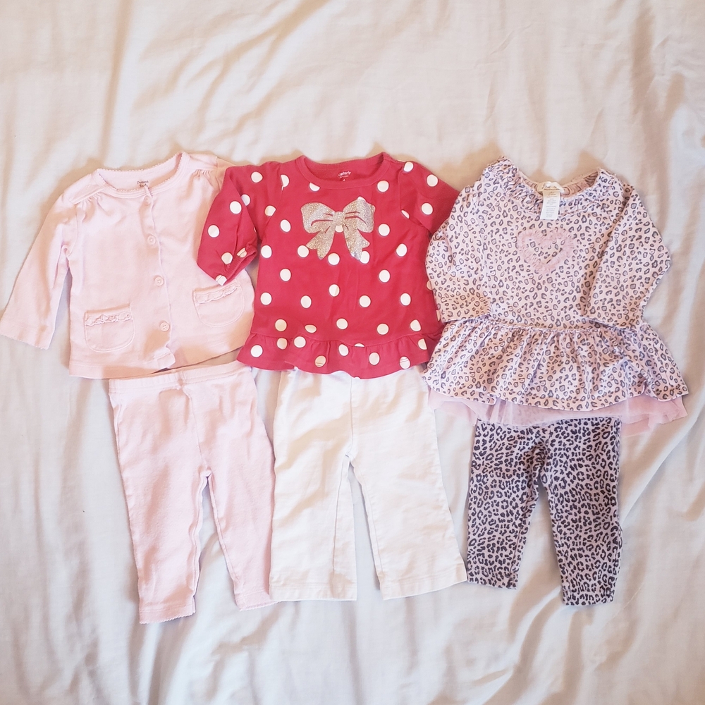 6 Month Girls Matching Outfits